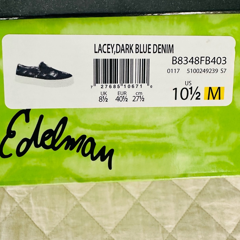 Sam Edelman Lacey Slip-On
Platform Sneakers in Distressed Denim. W10.5 NWT ππ€ - Picture 6 of 8